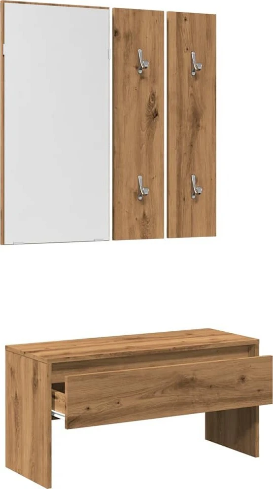 prieškambario baldų komplektas Artisan Oak Engineered Wood
