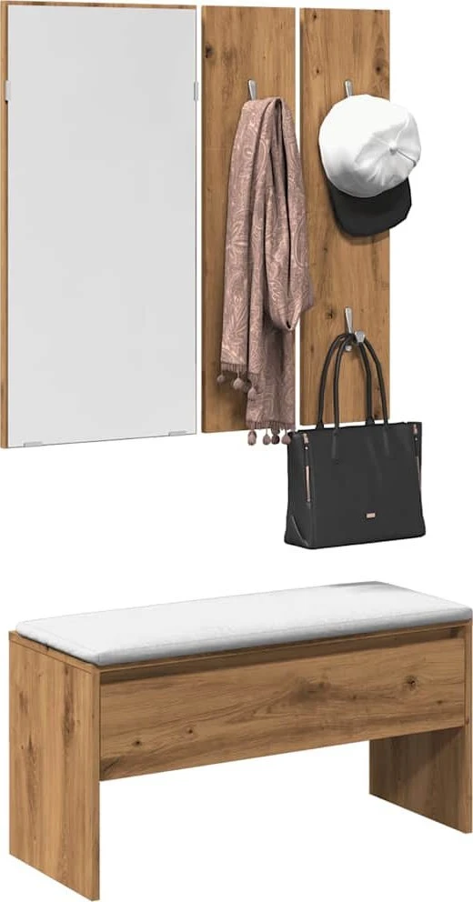 prieškambario baldų komplektas Artisan Oak Engineered Wood