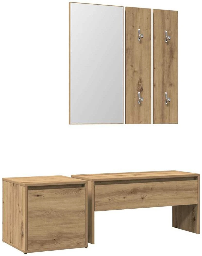 prieškambario baldų komplektas Artisan Oak Engineered Wood