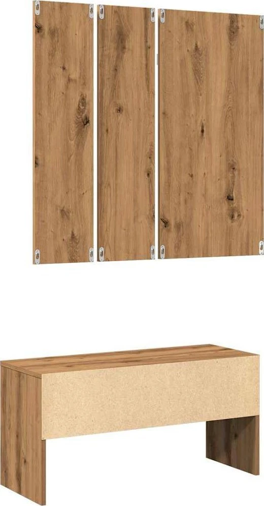 prieškambario baldų komplektas Artisan Oak Engineered Wood