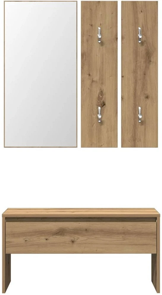 prieškambario baldų komplektas Artisan Oak Engineered Wood