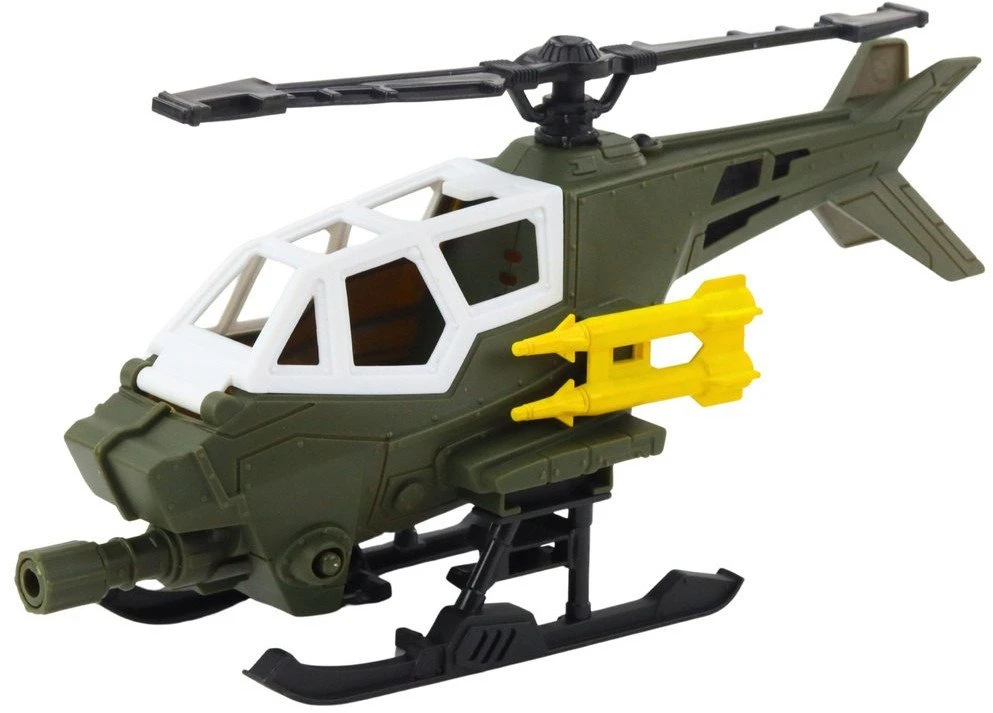 Lean Toys Karinis sraigtasparnis su kareivio figura