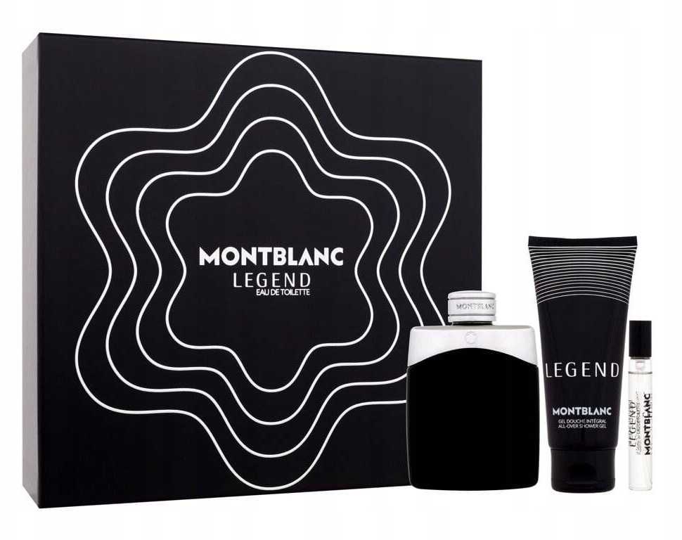 Mont Blanc "Montblanc Legend" tualetinio vandens purškiklis 100 ml, 3 dalių rinkinys vyrams