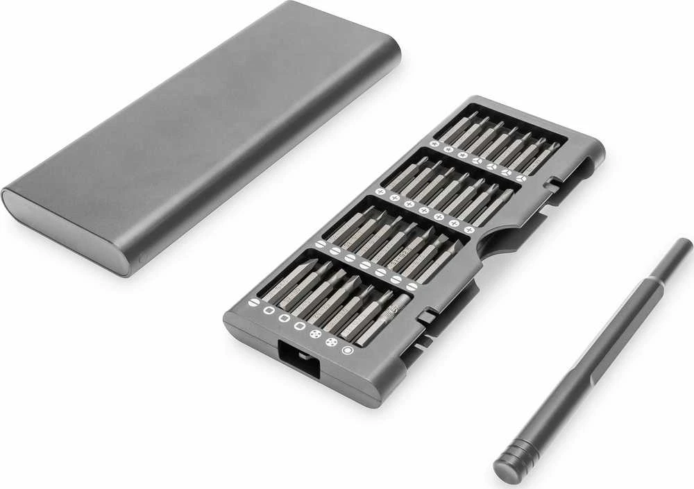 Digitus Skaitmenas | Precision Screwdriver Set 57 mobiliesiems telefonams, nešiojamiesiems kompiuteriams, laikrodžiams, akiniams, konsolei | Įrankių rinkinys