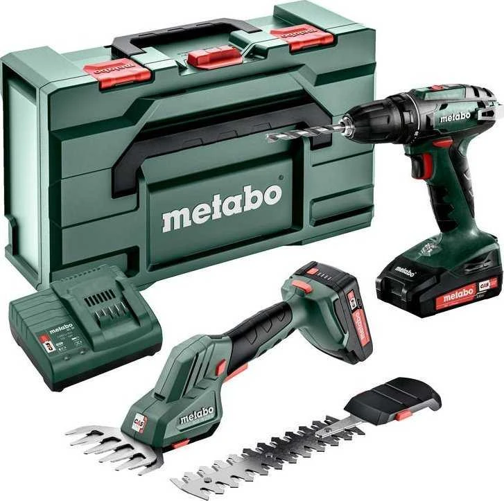 Įrankių rinkinys Metabo Combo Set 2.2.5 (BS 18 + SGS 18 LTX Q); 18 V; 2x2,0 Ah akum.