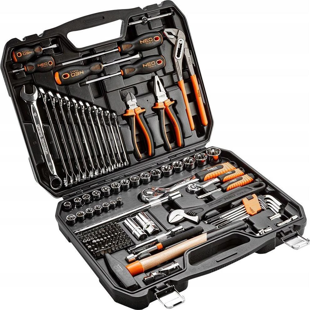 Neo Tools Rinkinys Įrankių rinkinys, 143 dalys