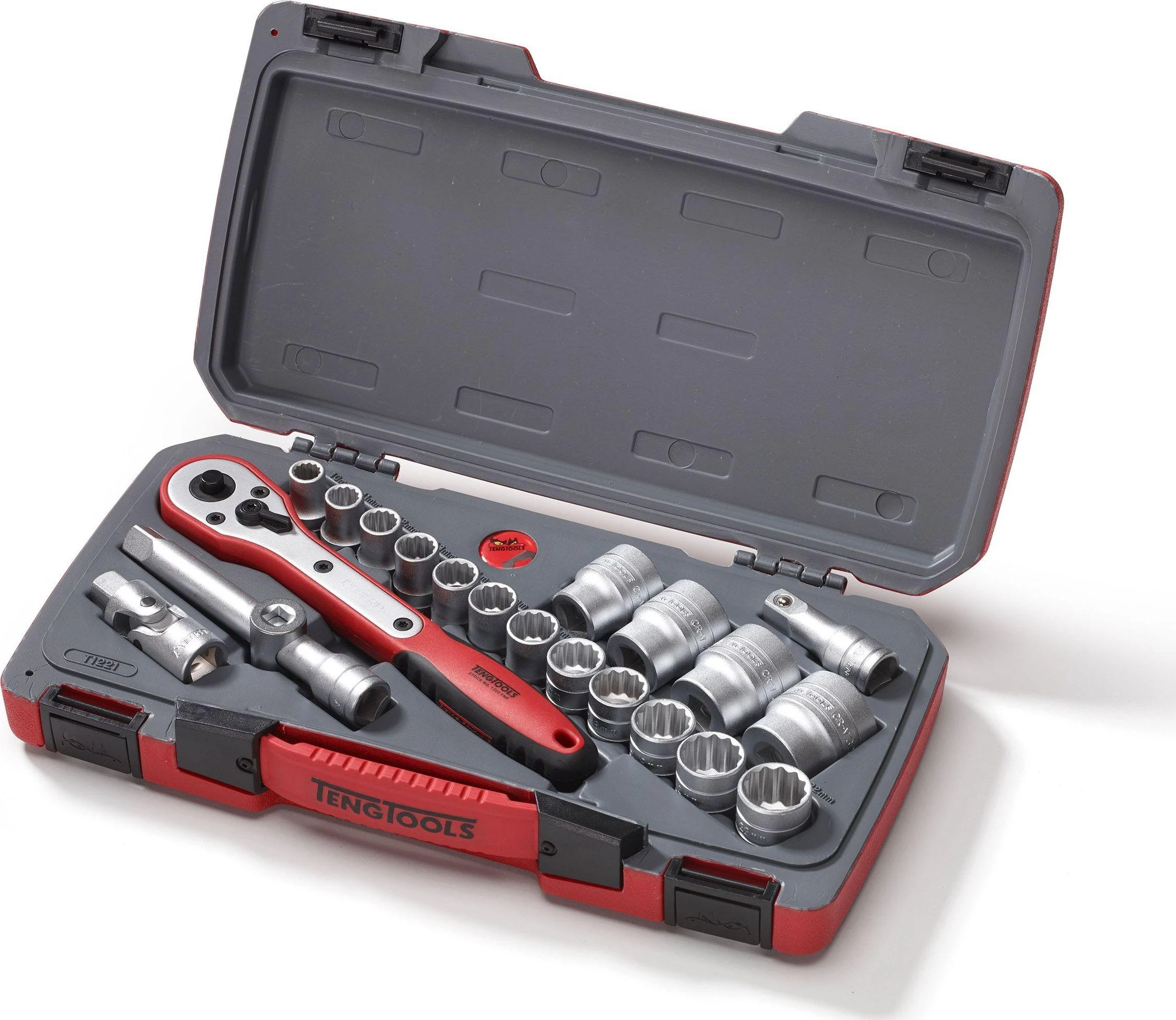 TengTools Sukimo galvučių komplektas Teng Tools T1221; 21 vnt.