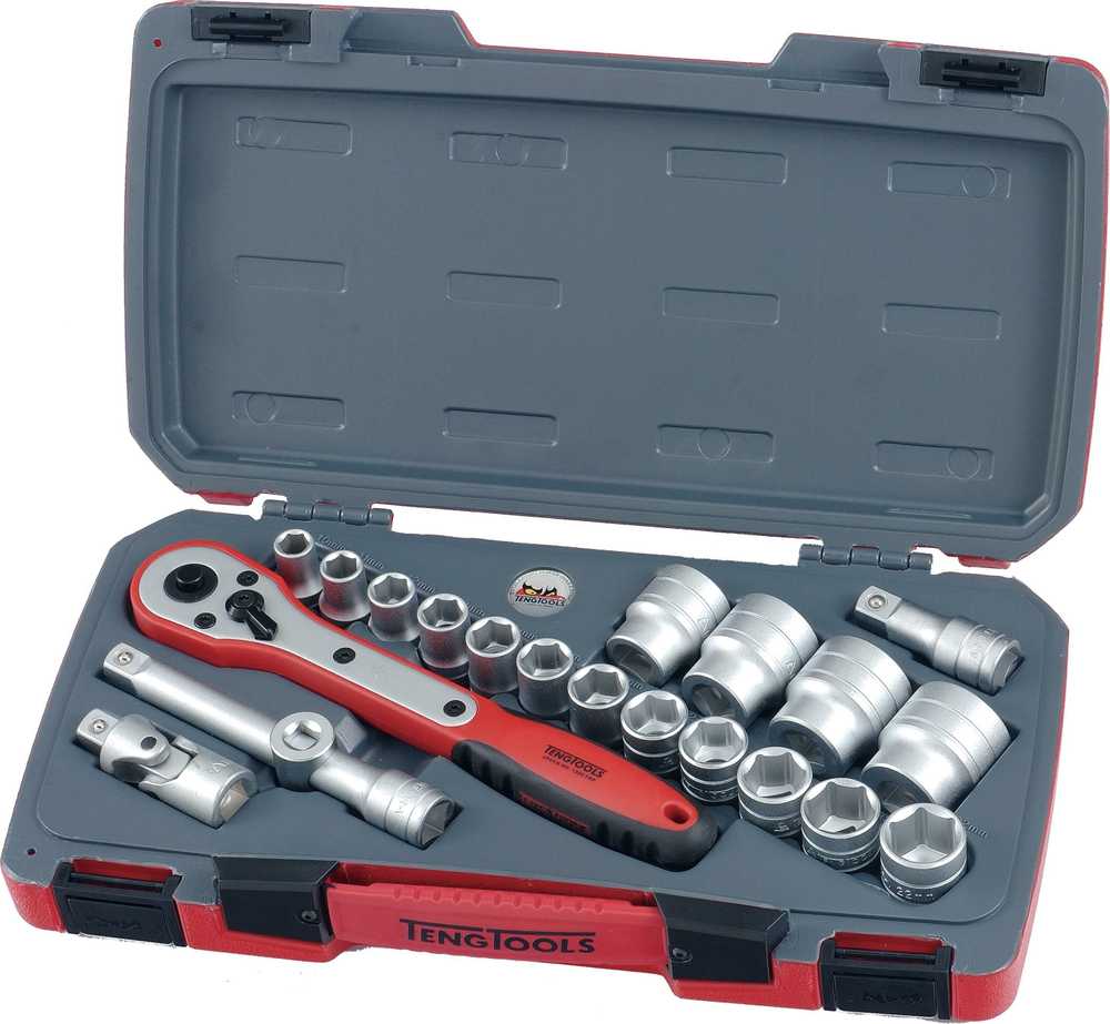 TengTools Galvučių komplektas Teng Tools T1221-6; 21 vnt.
