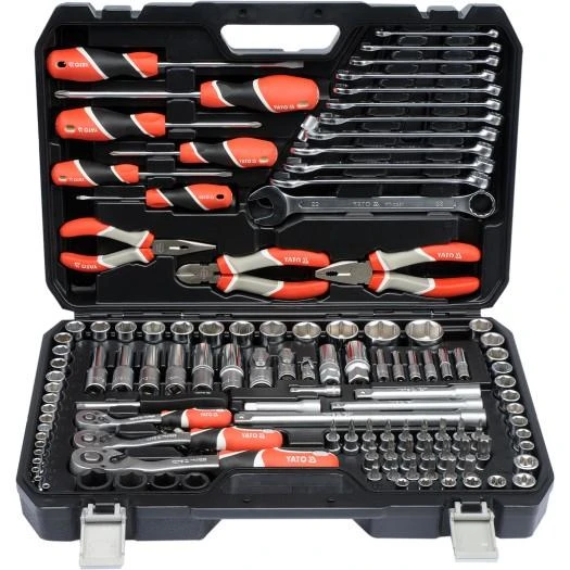 YATO Rinkinys NARZĘDZI 129 vnt. 1/2" / 3/8" / 1/4" XXL 38881