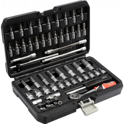 Yato sukimo antgalių ir galvų su terkšle rinkinys 56 vnt YT-14501