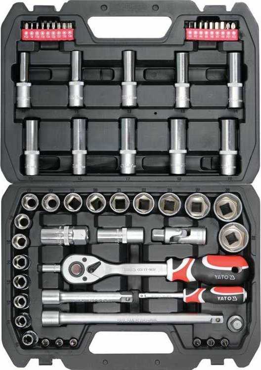 YATO Rinkinys KLUCZY 60el 1/2" / 1/4"