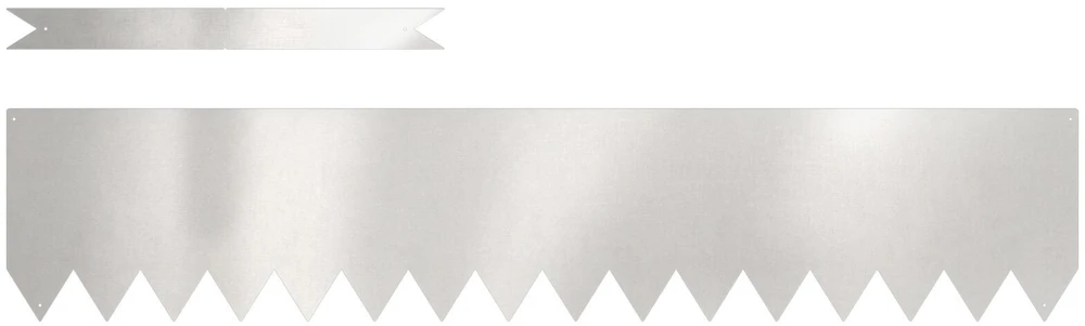 Vejo kraštas 50 vnt. 100 x 0.05 x 20 cm Nerūdijantis Plienas