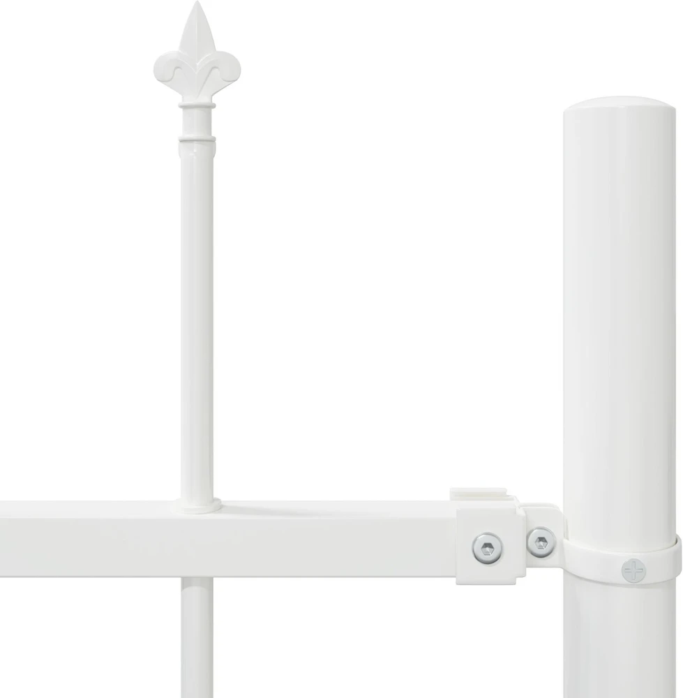 Sodo tvora WOERDEN 9 vnt. 15,3 x 0,6 m Miltelinis plienas Balta
