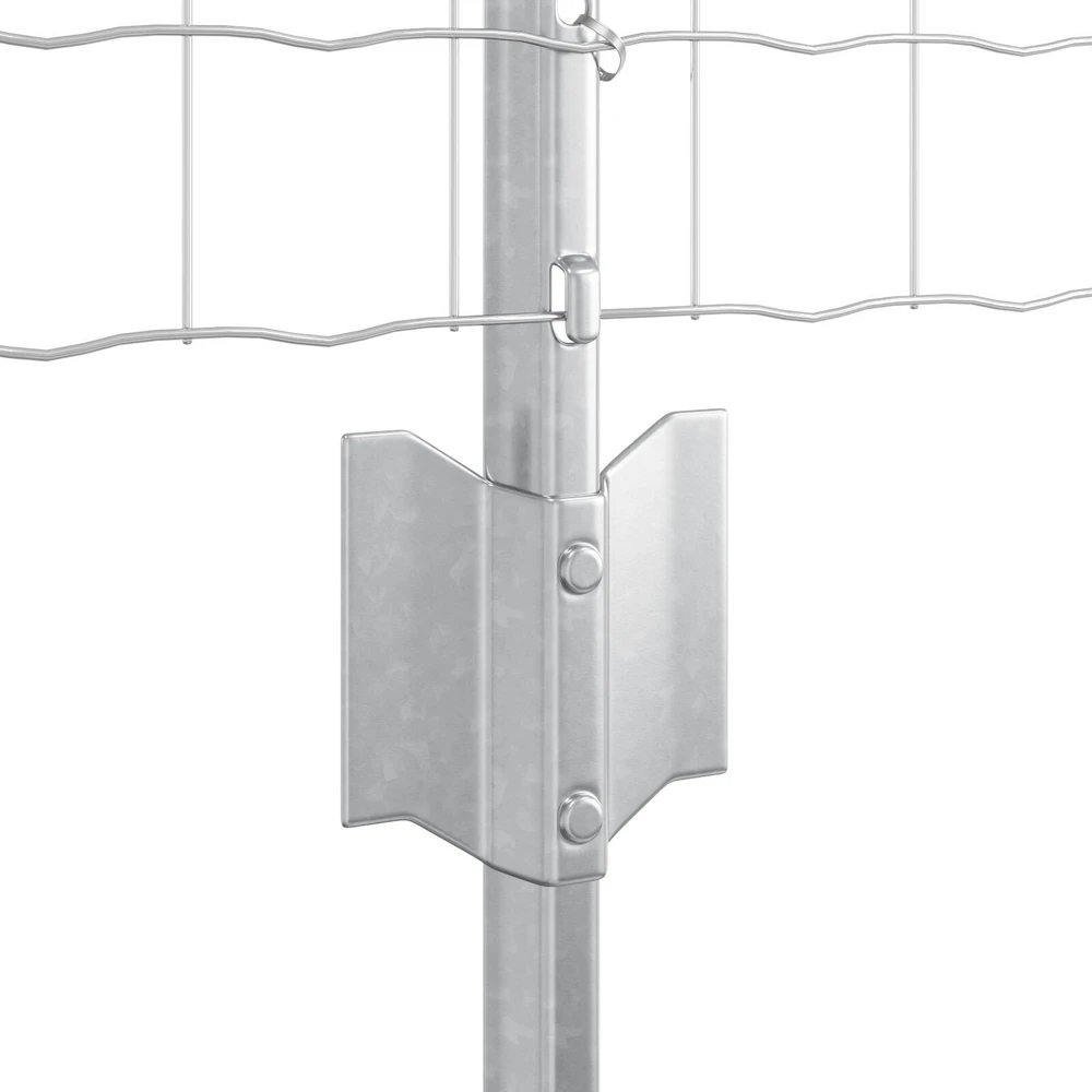 Euro tvoros su stulpu 10 x 0,8 m Galvanizuotas plienas