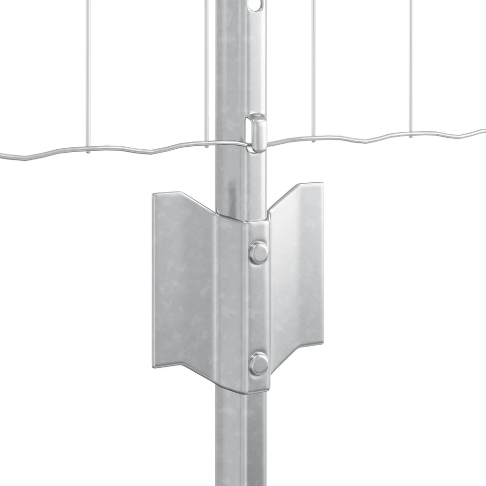 Euro tvoros su stulpu 10 x 0,8 m Galvanizuotas plienas