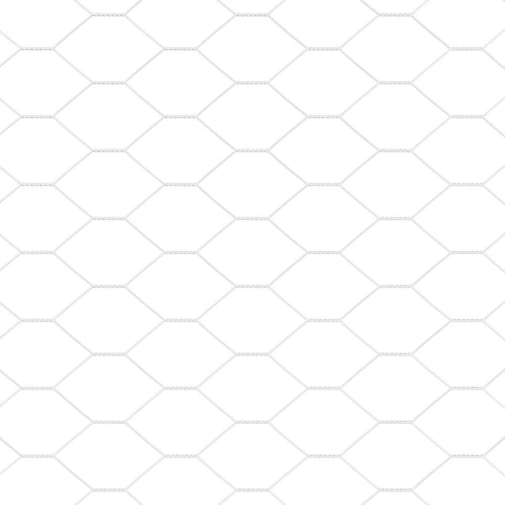 Hexagonal Fence with Post 25 x 1,2 m Galvanizuotas plienas