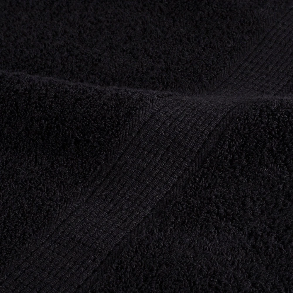 Svečių Rankšluostis SOLUND 25 vnt. Juoda 100 x 150 cm 550 gsm