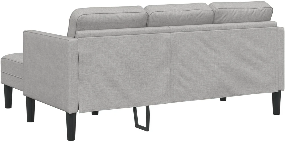 Sofa Sofos komplektas 2 vnt. Debesų pilka Poliesteris