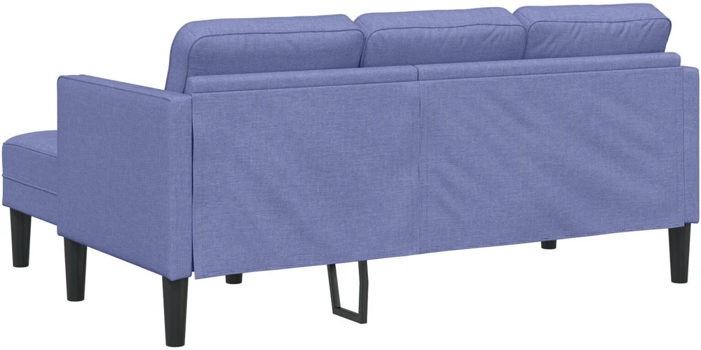 Sofa Sofos komplektas 2 vnt. Džinsinės mėlynos Poliesteris