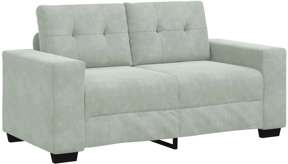 Sofa Sofos komplektas 3 vnt. Šviesiai pilka Aksomas