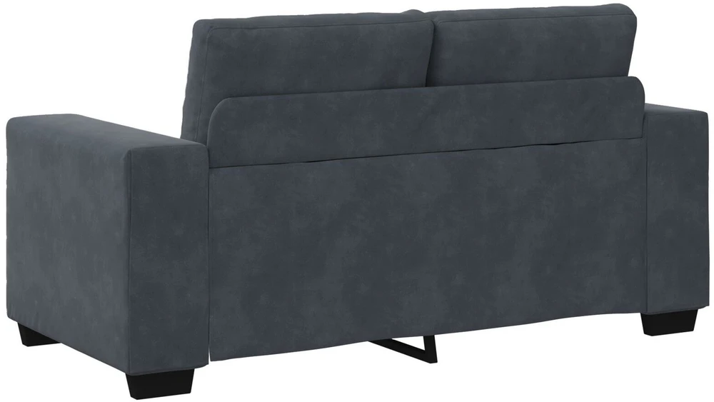 Sofa Sofos komplektas 3 vnt. Tamsiai pilka Aksomas