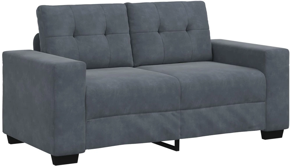 Sofa Sofos komplektas 3 vnt. Tamsiai pilka Aksomas