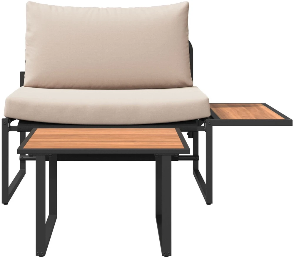 Sodo Sofų Rinkinys 2 vnt. Tortora Plienas