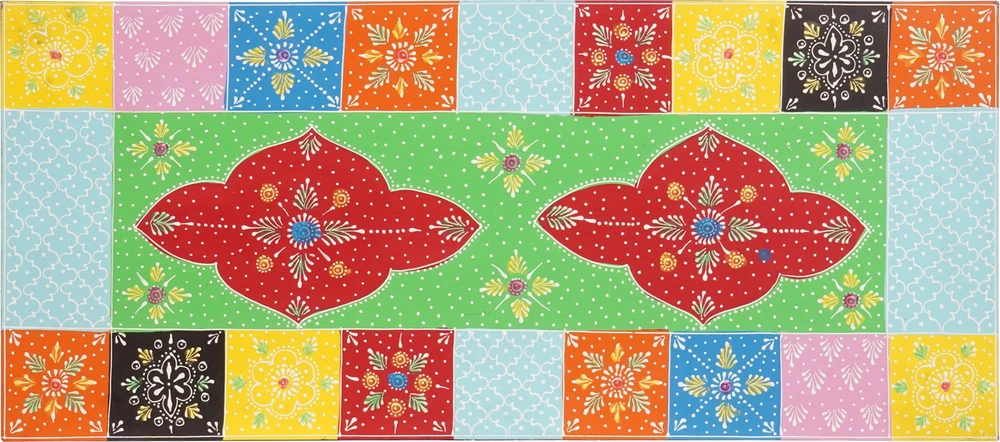 Žurnalinis staliukas 2 vnt. Įvairiaspalvis 90 x 40 x 50 cm