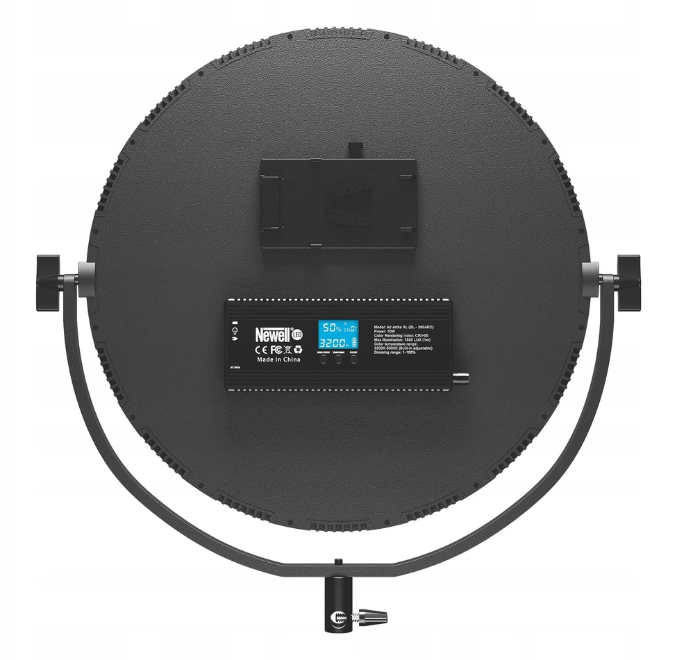 LED Šviestuvas - Newell Air Artha XL 70 W Ir Talos Stovo Rinkinys Juodas