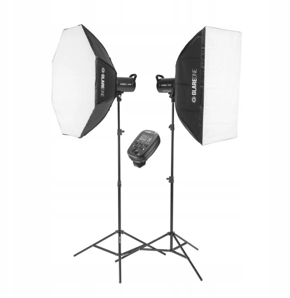 GlareOne Vega 400 Basic Kit studijos apšvietimo rinkinys