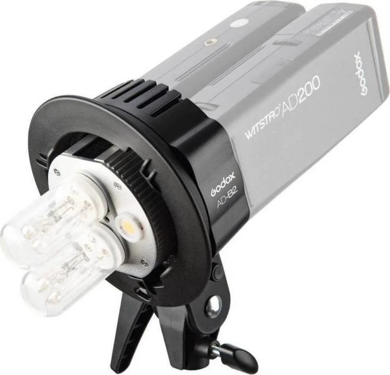 Apšvietimo priedas - Godox AD B2 Dual Power Flash Head (400 W/s, Bowen S type mount)