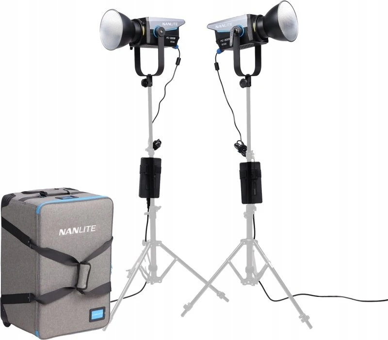 Studijos rinkinys Nanlite FC-300B 2 lempų vežimėlio dėžutės rinkinys (02-007 2KIT-ST)