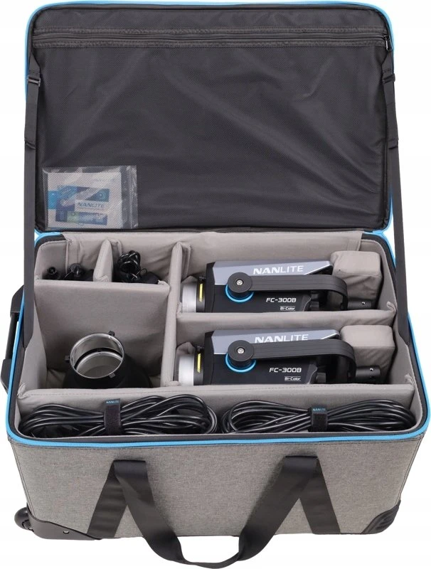 Studijos rinkinys Nanlite FC-300B 2 lempų vežimėlio dėžutės rinkinys (02-007 2KIT-ST)