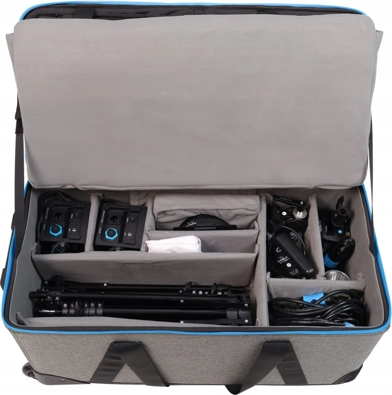 Studijos rinkinys Nanlite PavoSlim 60B & Forza 60B II KIT 60B x2 + Forza 60BII - 3 šviesų rinkinys su stovu (01-006 FORZA 60BII-3)