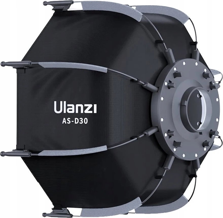 Lubinis šviestuvas Šviesdėžė + 2 difuzoriai su mini Bowens Octa 30cm Ulanzi - L005 L023 Lt028 L024 / As-d30