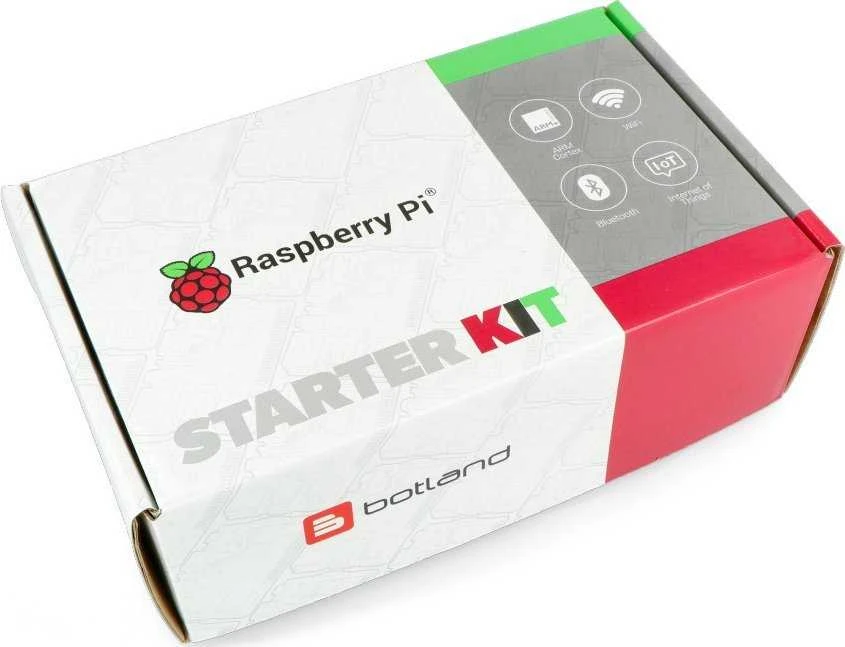 Rinkinys su Raspberry Pi 5 WiFi 16GB RAM + 32GB Micro SD + oficialūs priedai