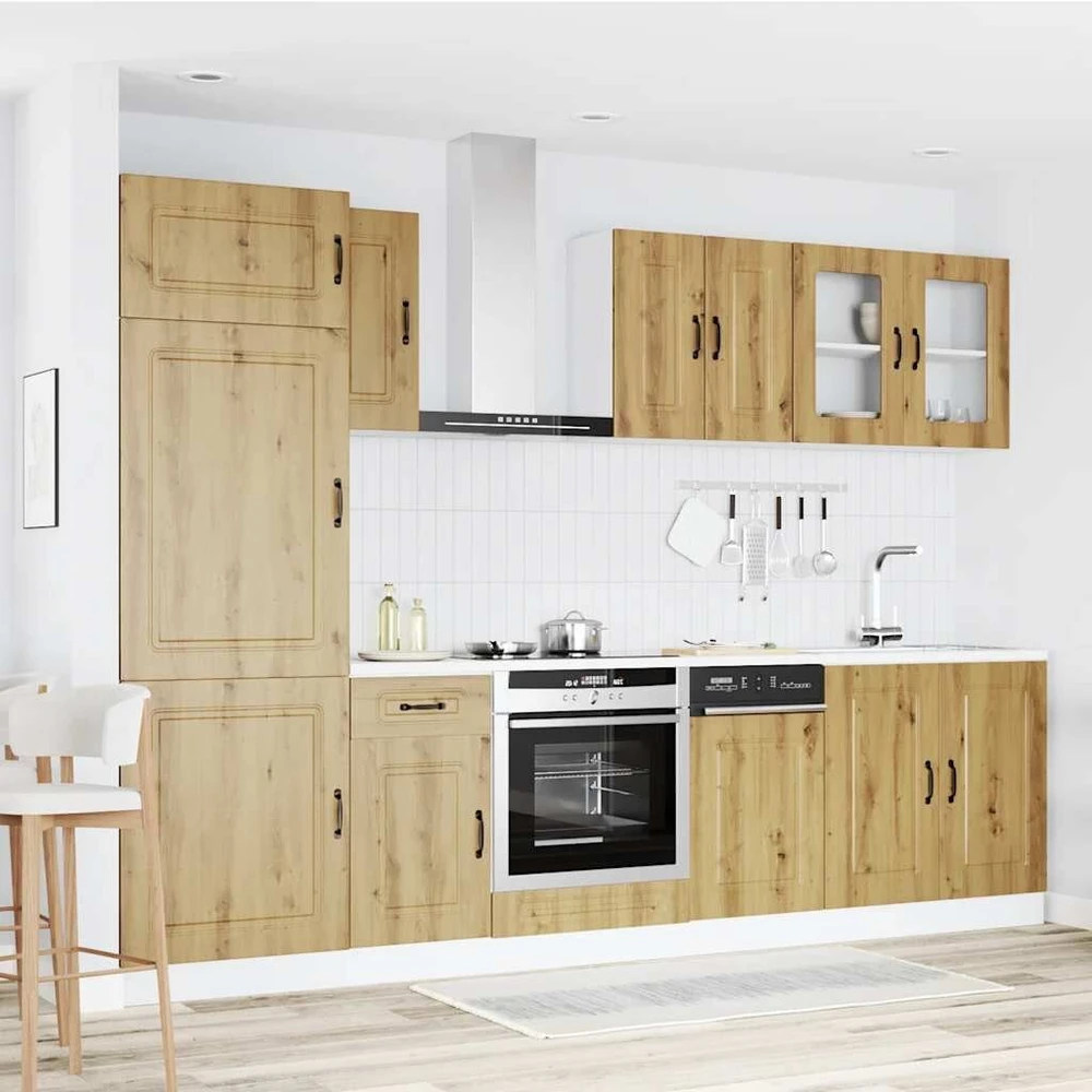 Virtuvinių spintelių komplektas, 8 dalių, Kalmar, artisano