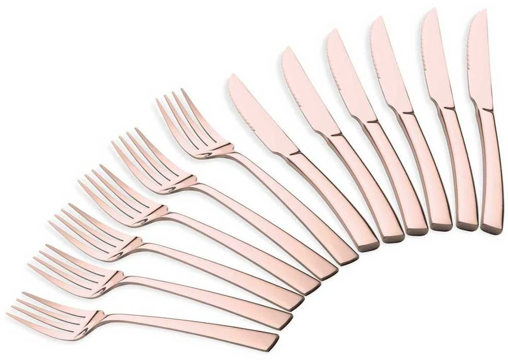 Stalo Įrankių Rinkinys Berlinger Haus BH-3088 Rose Gold 12 Dalių