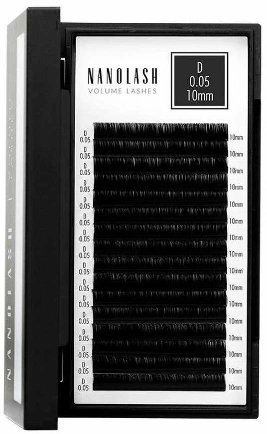 Nanolash Volume Lashes Dirbtinės blakstienos 0,05 D 10 Mm 1 U