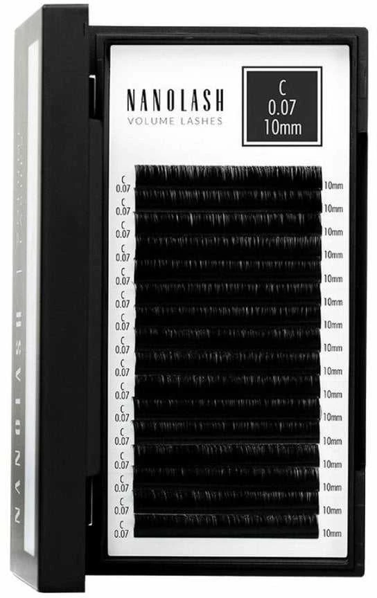 Nanolash Volume Lashes Dirbtinės blakstienos 0,07 C 10 Mm 1 U