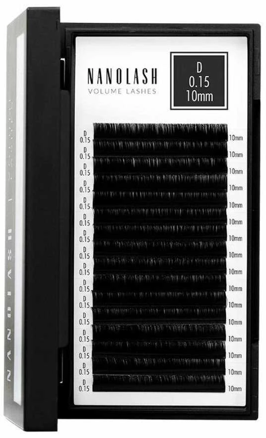 Nanolash Volume Lashes Dirbtinės blakstienos 0,15 D 10 Mm 1 U
