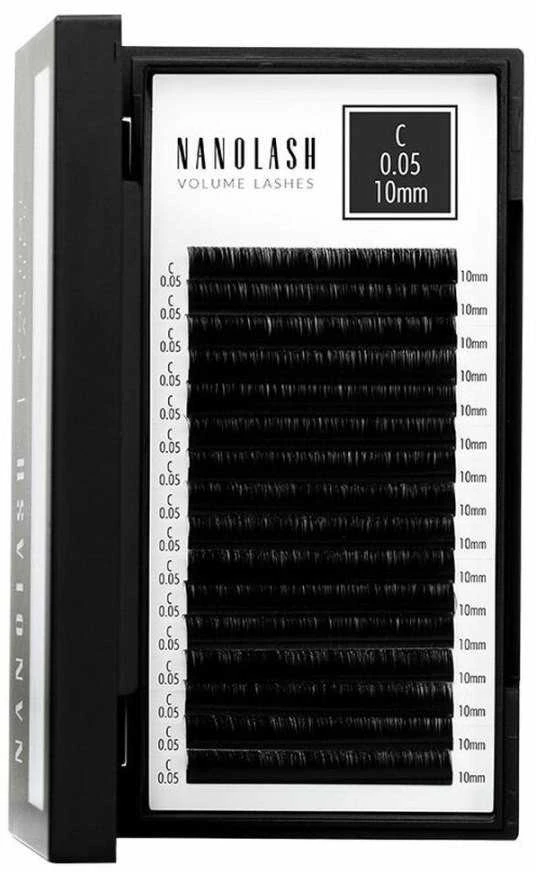 Nanolash Volume Lashes Dirbtinės blakstienos 0,05 C 10 Mm 1 U