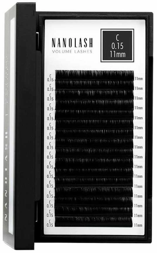 Nanolash Volume Lashes Dirbtinės blakstienos 0,15 C 11 Mm 1 U