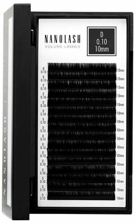 Nanolash Volume Lashes Dirbtinės blakstienos 0,10 D 10 Mm 1 U