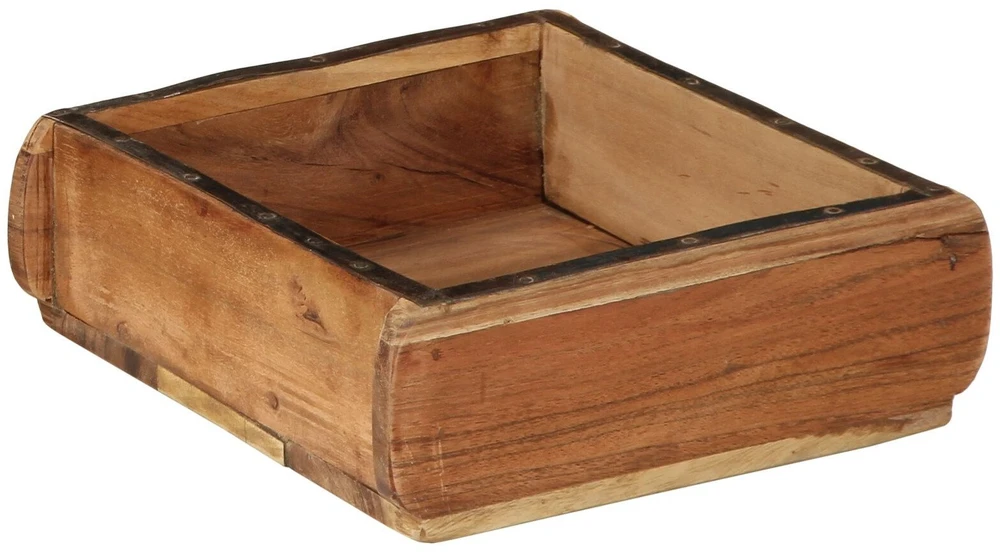 Padėklas 2 vnt. Ruda 29 x 31 x 10 cm Kietas atkurtas medis