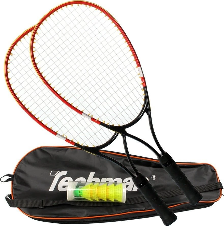 Techman speedmintono raketės su skraidukų rinkiniu