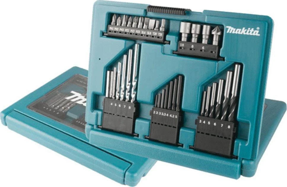 Makita B-49389 Sukimo antgalių ir grąžtų komplektas 33 vnt.