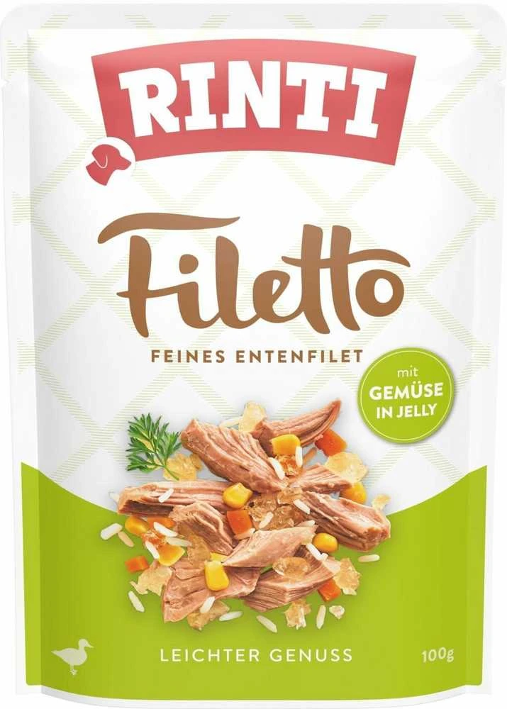 RINTI Filetto antiena fillet with vegetables – drėgnas ėdalas šunims – 100g
