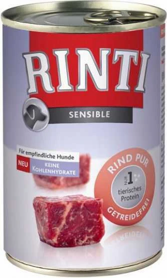 RINTI Singlefleisch Pur jautiena – drėgnas ėdalas šunims – 400g