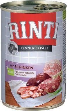 Šunų Maistas - RINTI Kennerfleisch Šoninės Drėgnas Maistas 400g Be Glitimo Kiauliena